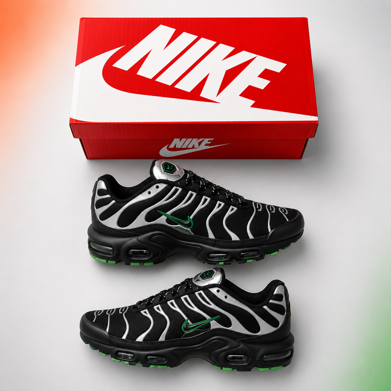 Nike Tn Air Max Plus Noir Verte Taille 43
