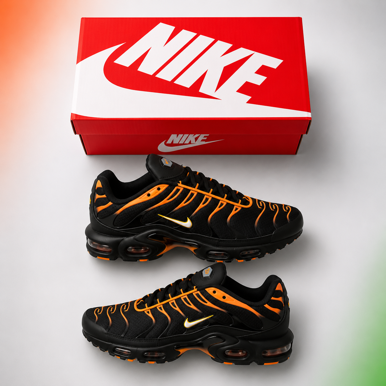 Nike Tn Air Max Plus Orange Noir Taille 44
