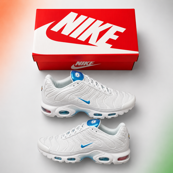 Nike Tn Air Max Plus Blanche Bleu 44