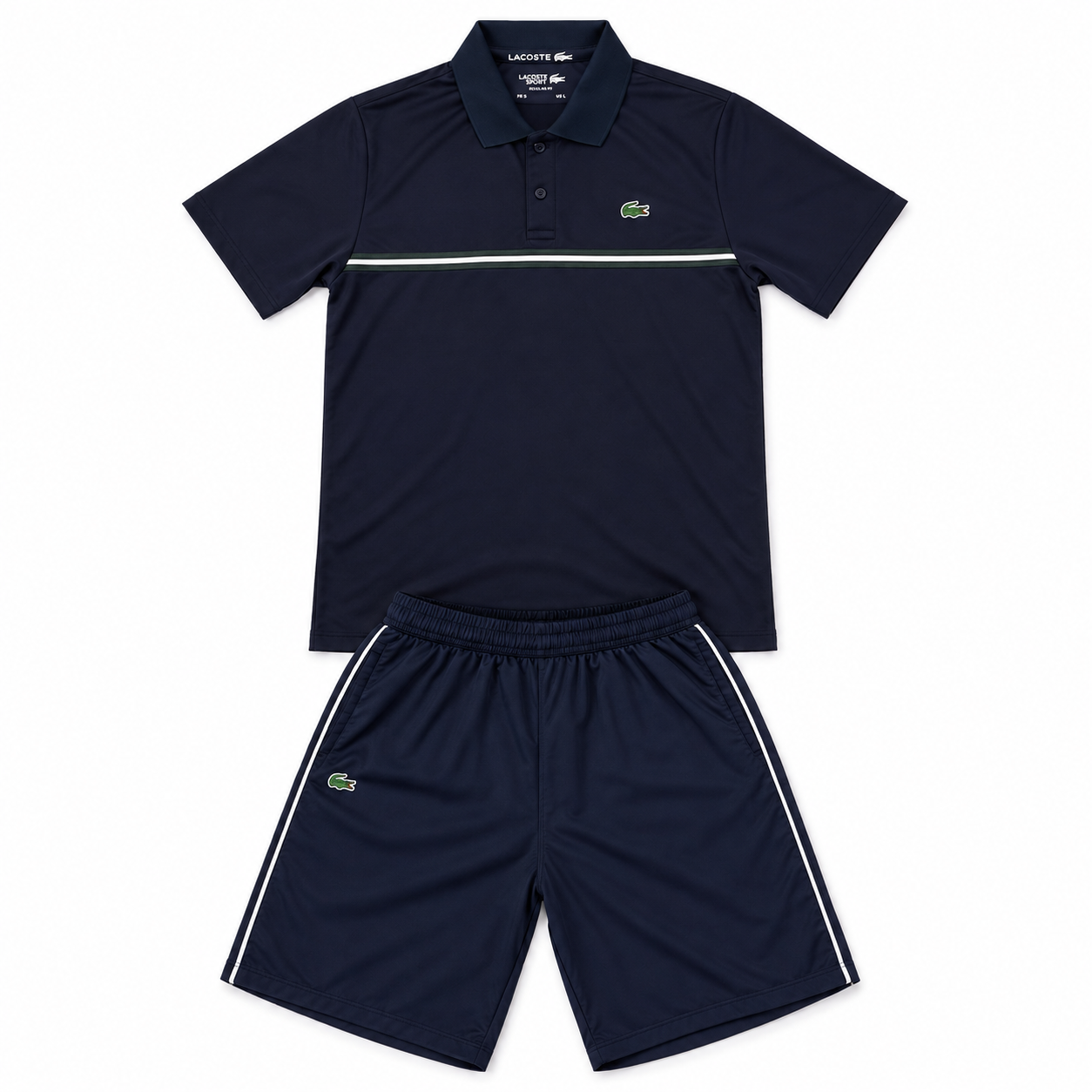 Ensemble Polo Short Lacoste Bleu Marine