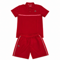 Ensemble Polo Short Lacoste Rouge
